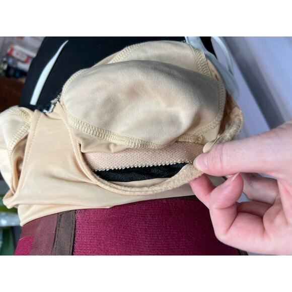 Carol Wior one piece swimsuit Vintage black white underwire - Picture 9 of 12